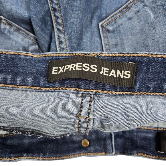Express Jean Leggings Mia MidRise Sz6 - Picture 4 of 9
